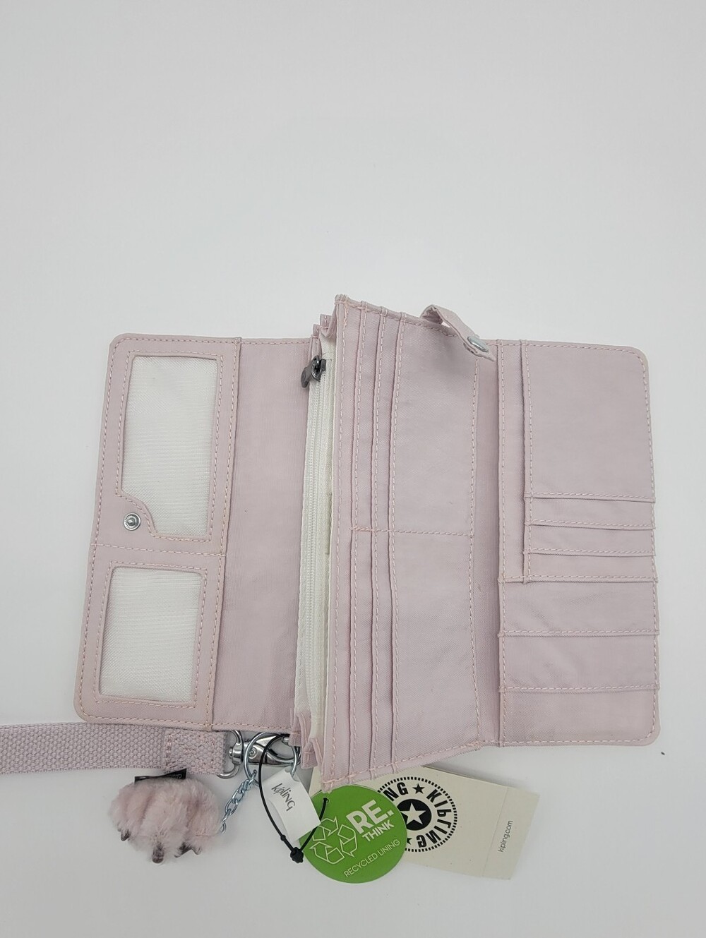 Kipling Pale Pink Mini Wallet/Wristlet - Picture 4 of 4